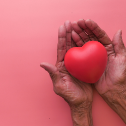 Le coeur sur la main